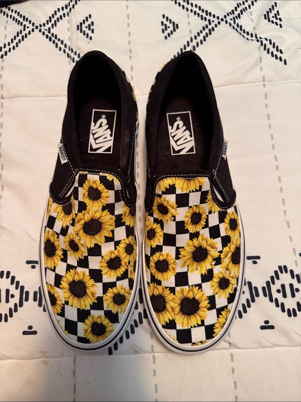 Vans Asher women Slip-On Sneakers in sunflower